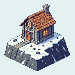 PixelLab mountain observatory attempt B