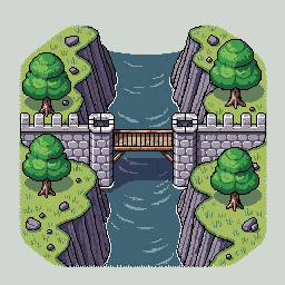 PixelLab river gate attempt A
