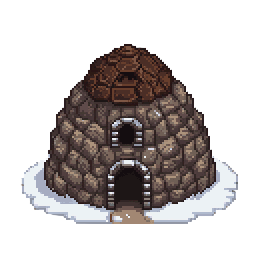 Transparent 64-color ComfyUI mountain observatory