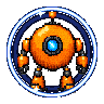 A shimmering bubble shield around the robot