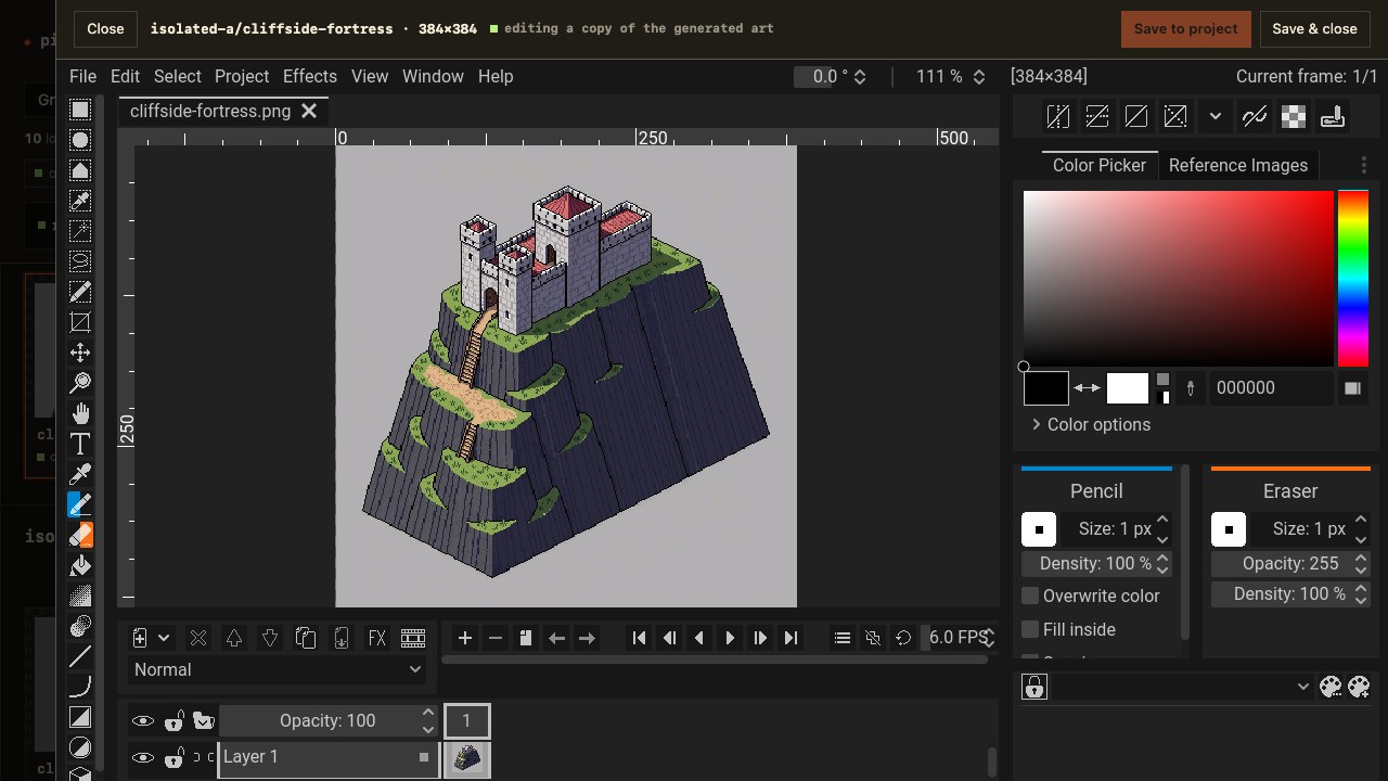PixelKiln in-browser editor
